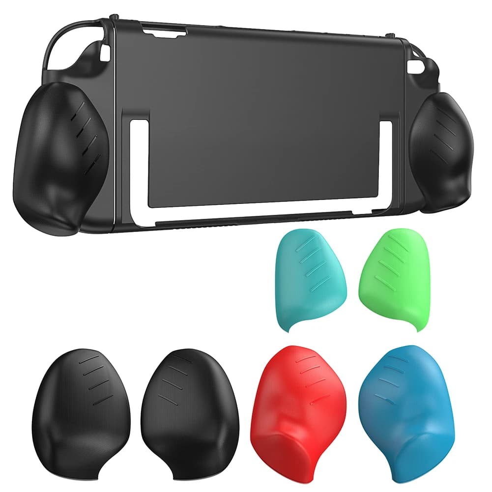 Shockproof Protective Shell with Replaceable Ergonomic Grip PC Hard Case for Switch2 Accessories