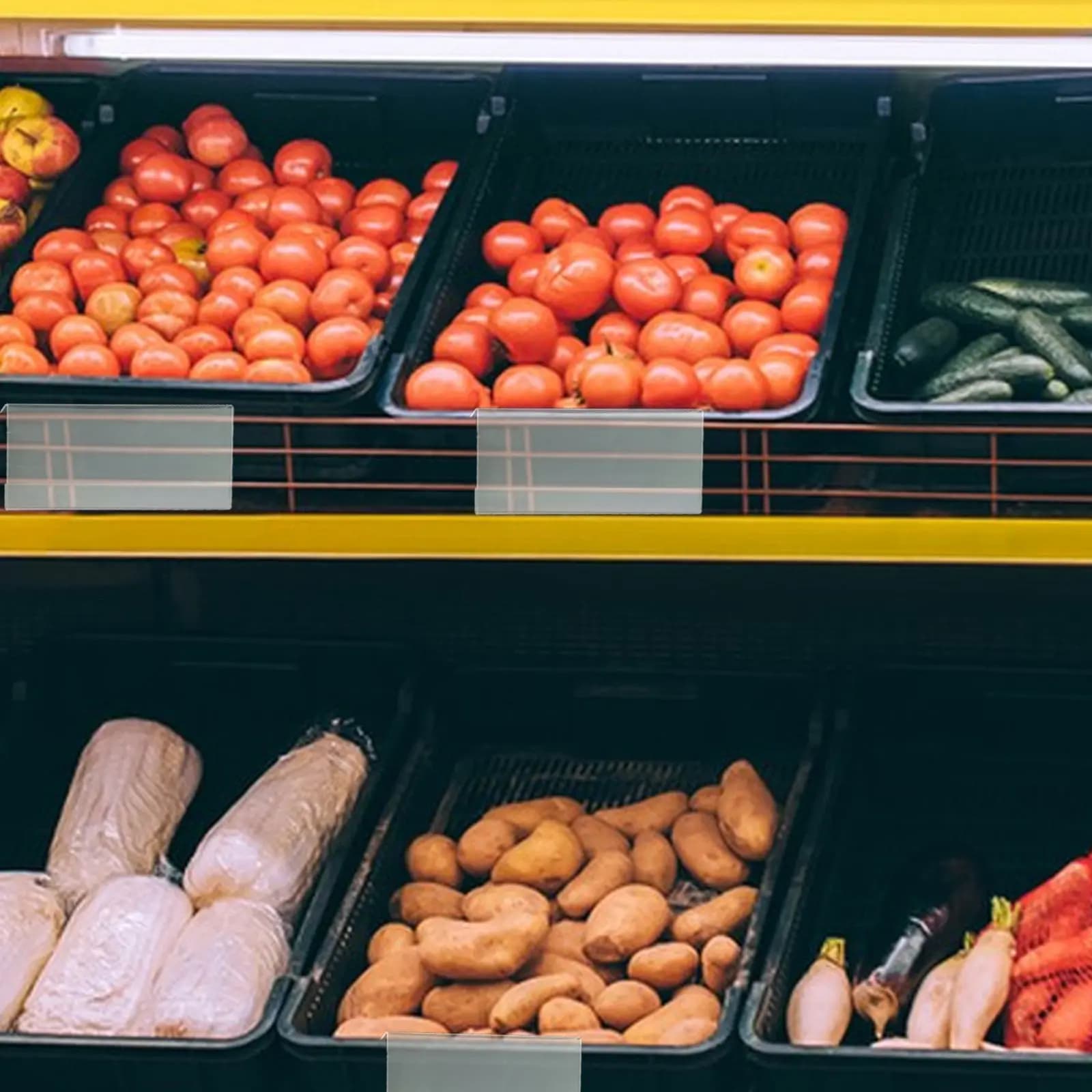 30 Pezzi Portaetichette in Acrilico Trasparente per Prezzi, Espositore per Supermercati e Negozi al Dettaglio