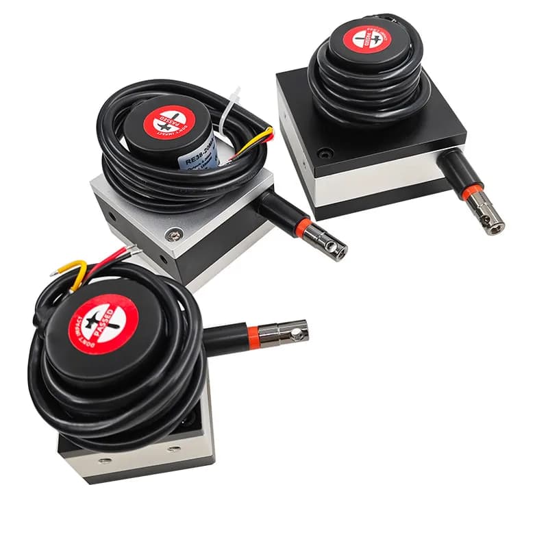 Pull the displacement sensor rope measuring linear distance electronic ruler pulse analog quantity 0-10/5 V 4-20 mA 0-10 KΩ