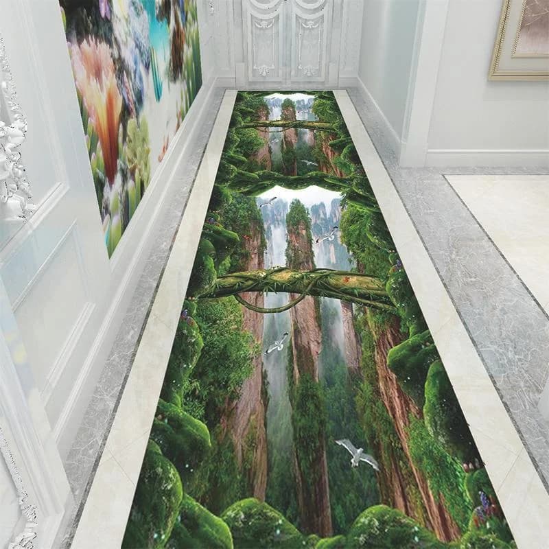 Tappeti lunghi del corridoio 3D per la decorazione del soggiorno del corridoio Home Hotel Lobby passaggio scale Area tappeto tappetino d'ingresso