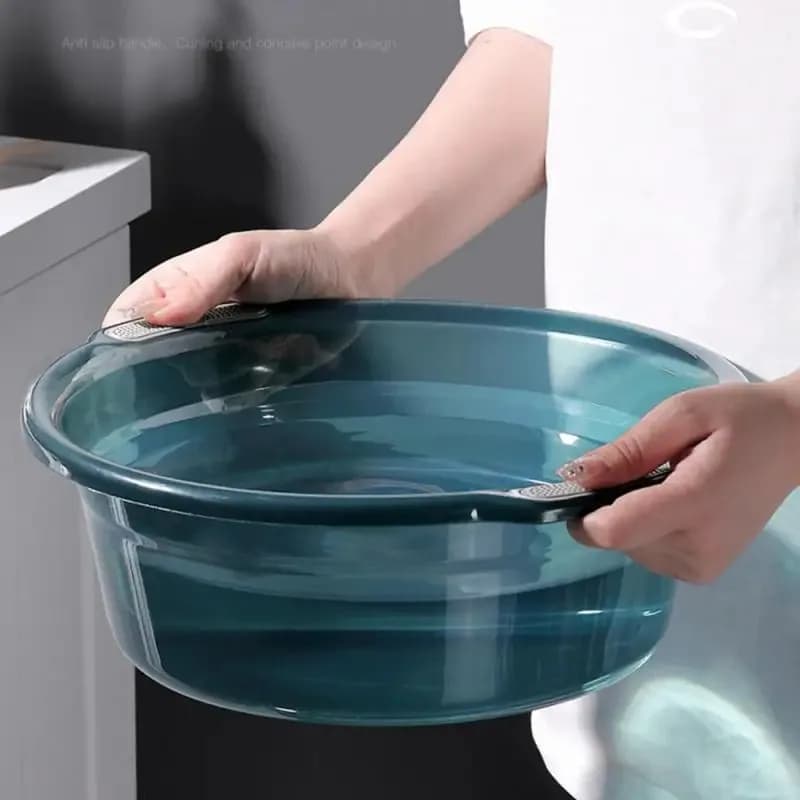Bacino d'acqua per animali domestici addensato antiscivolo multifunzionale - Moderno e minimalista, forniture essenziali per animali domestici per toelettatura, bagno e cucina