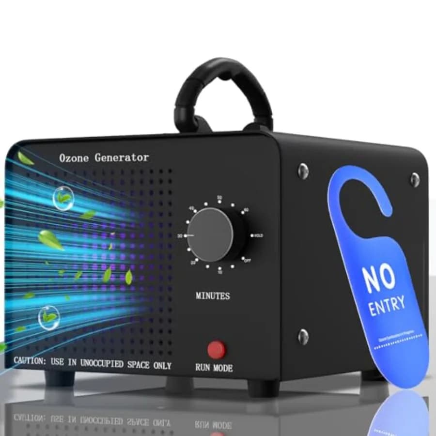 Generatore di Ozono 180000mg/h, Macchina Commerciale per la Rimozione degli Odori, Ionizzatore O3, Purificatore d'Aria, Deodorante per Casa, Auto, Animali Domestici, Fumo e Sporco