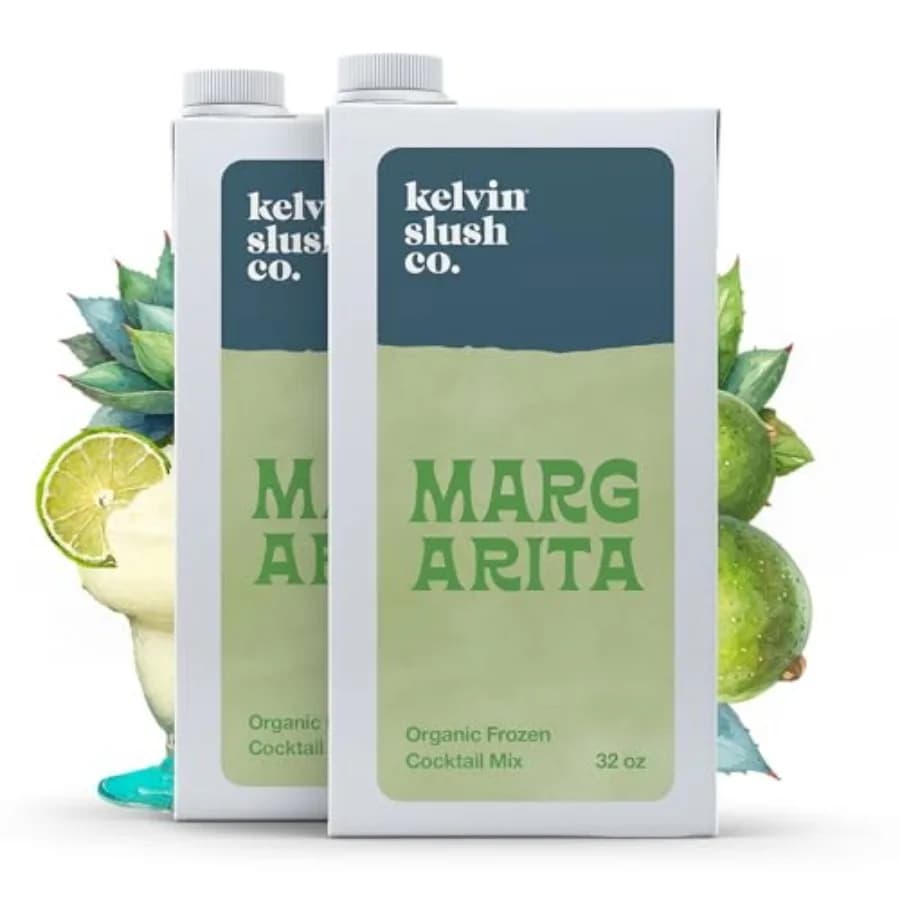 Mix Biologico Congelato per Cocktail e Slush - Premiato Mix per Macchina Slush e Frullatore - Confezione da 2 Cartoni da 32 oz