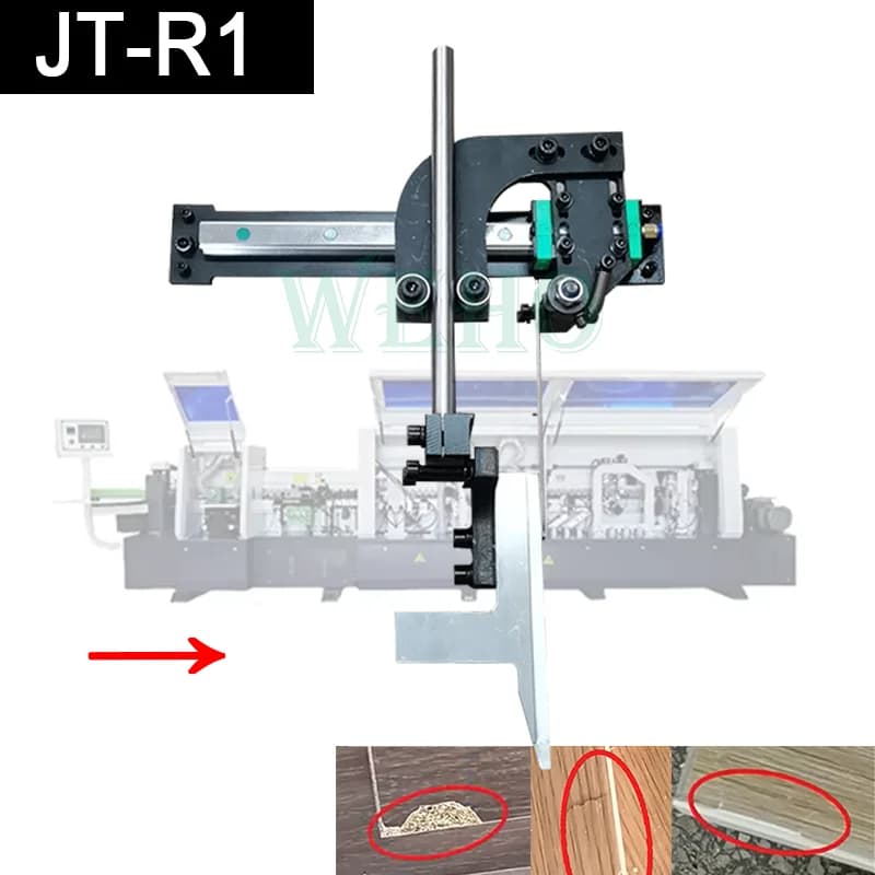 End trimming anti-chip device stop mold /positioning baffle for Wood Panel Edge Banding No Board Scratch & Corner Break