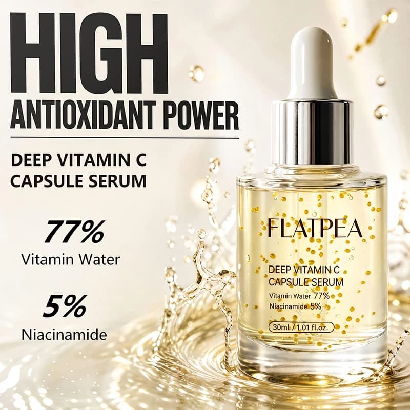 Deep Vitamin C Capsule Serum Niacinamide Hyaluronic Acid Hydrating Essence Nourish Smooth Skin Daily Face Care Serum