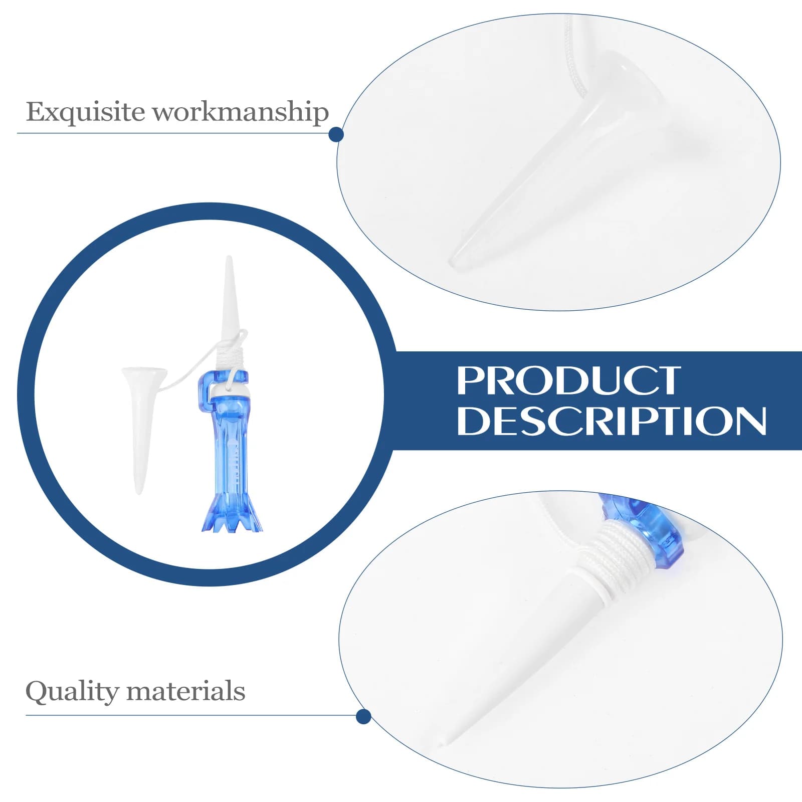 2 pezzi durevoli tee da golf supporto per pallina da golf in plastica supporto accessori attrezzatura da allenamento leggero pratico conveniente
