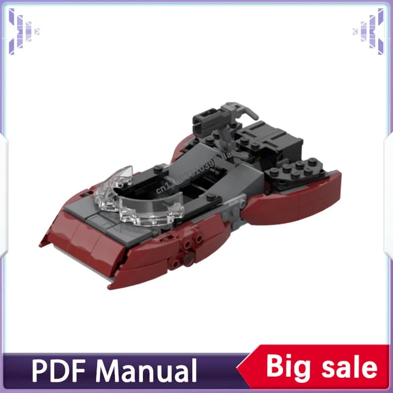 Mandalorian Speeder Building blocks set space war adults moc bricks military war spaceship star model Christmas gift