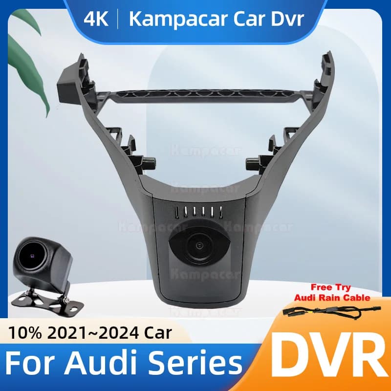 Kampacar AD11-4K 2160P Wifi DashCam Camera Video Recorder For Audi 199mm Q4 E-tron Etron VW ID4 ID.4 ID6 2021-2024 10% Car Dvr
