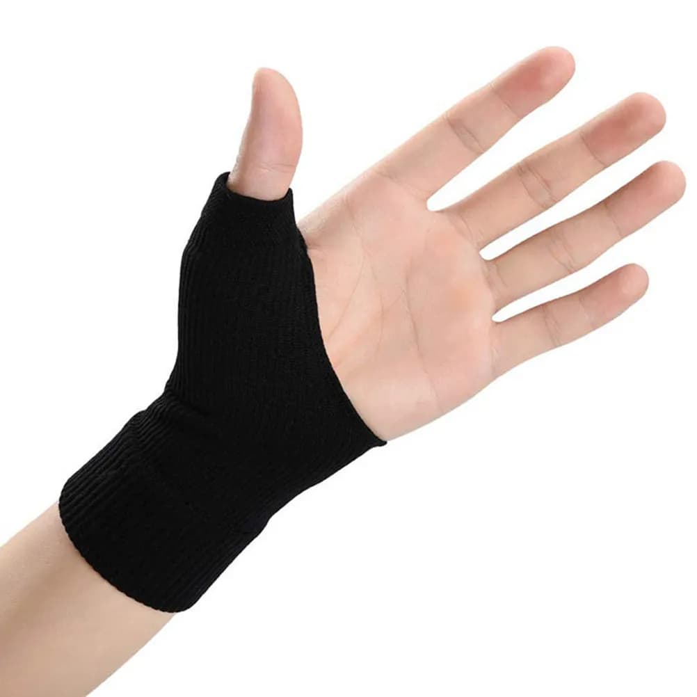 1 Paio di Supporti per Polso e Pollice, Guanti Traspiranti a Compressione per Artrite, Protezione Sportiva Senza Dita, Allevia il Dolore Articolare, Prevenzione