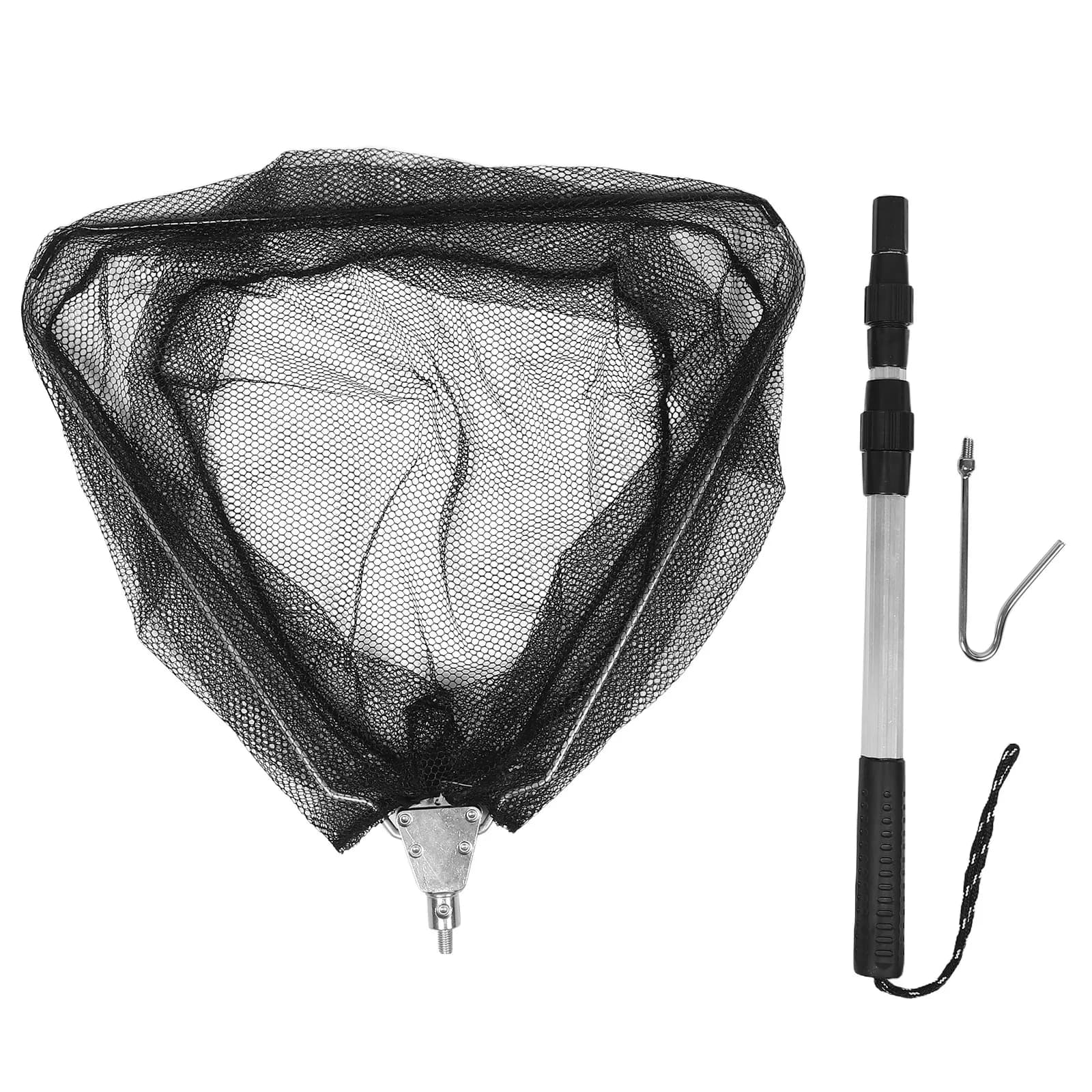 1Set Telescopic Chicken Catcher Adjustable 42-90Cm Extendable Aluminum Alloy Pole Chicken Net Leg Hook Animal Catching Tool