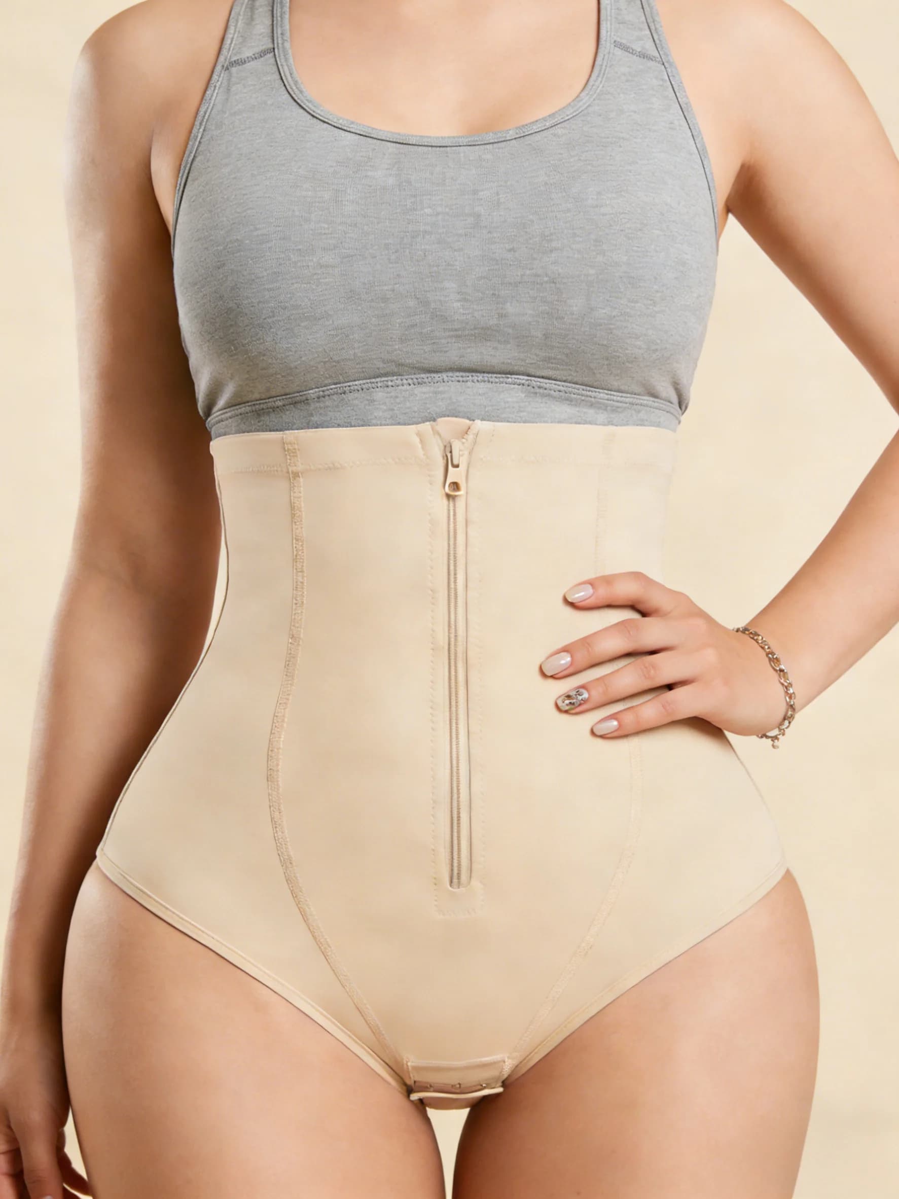Shapewear Modellante a Vita Alta con Controllo Pancia per Donna, Body Shaper Senza Cuciture Effetto Sollevamento Glutei