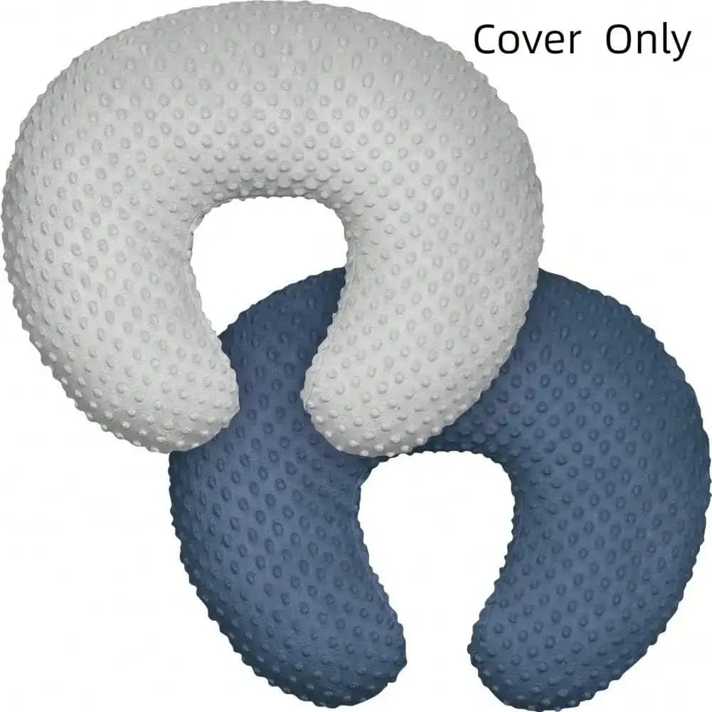 Set di fodere per cuscino da allattamento in morbido tessuto minky, misura standard, compatibile con il cuscino Boppy, fodera rimovibile per cuscino da allattamento per l'uso quotidiano di neonati e bambini.