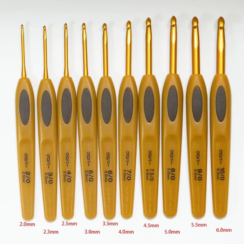 Fai da te 8 pezzi uncinetti set pratico 2mm-6.0mm filo ferri da maglia set fai da te maglione a mano lavoro a maglia accessori per cucire