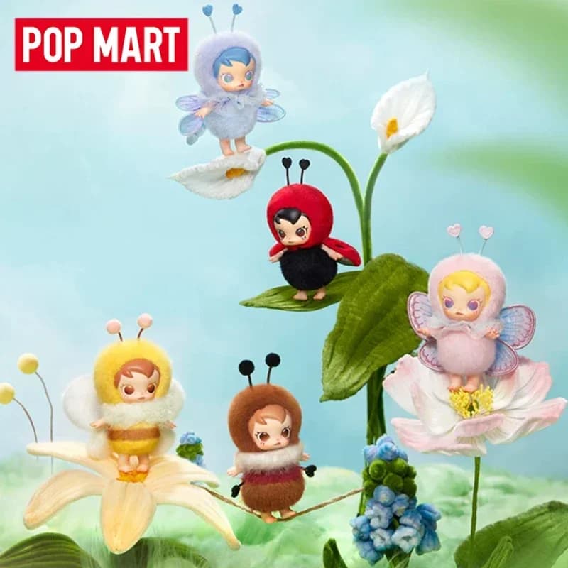 POP MART Baby Molly Buggy Roam Series Vinyl Plush Pendant Genuine Blind Box Doll Toys Anime Figure Desktop Decoration Girls Gift