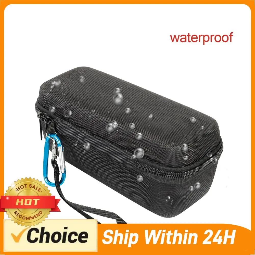 Custodia portatile per accessori elettronici, custodia per altoparlante compatibile con Bluetooth, custodia protettiva rigida per il trasporto
