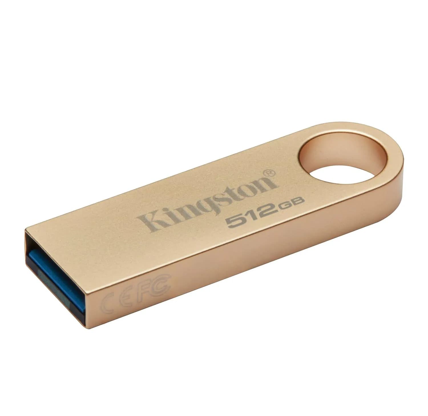 Kingston DTSE9G3/512GB SE9 Gen 3 Gold Premium Metal USB 3.2 Gen 1 Drive 128MB/s Lettura 220MB/s Scrittura Chiavetta USB Flash Gold