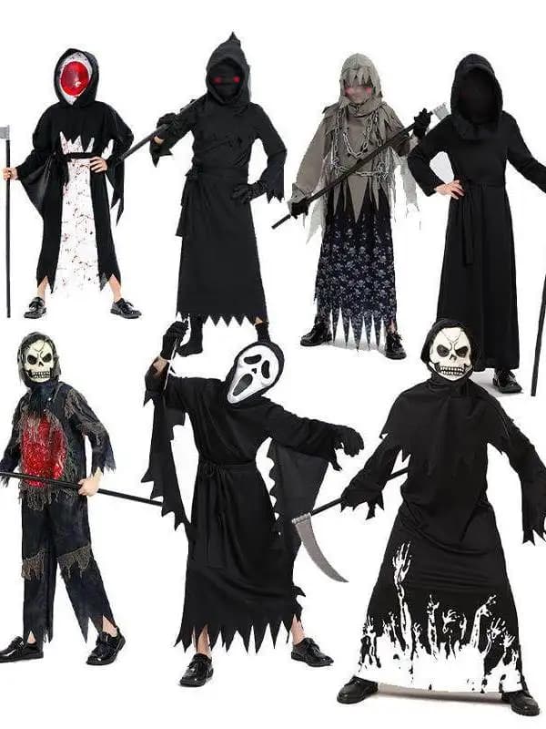 Costume da Festa dei Fantasmi di Halloween con Luce Notturna, Abito da Strega Spaventosa alla Moda per Donna, Abbigliamento per Spettacoli Teatrali