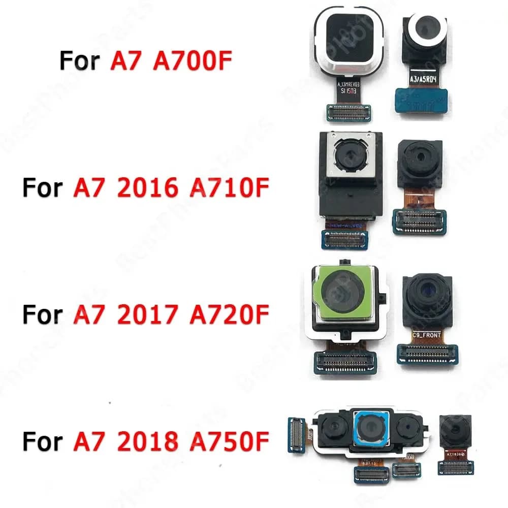 Fotocamera anteriore posteriore per Samsung Galaxy A7 2017 2016 2018 Selfie posteriore frontale posteriore modulo fotocamera posteriore riparazione pezzi di ricambio