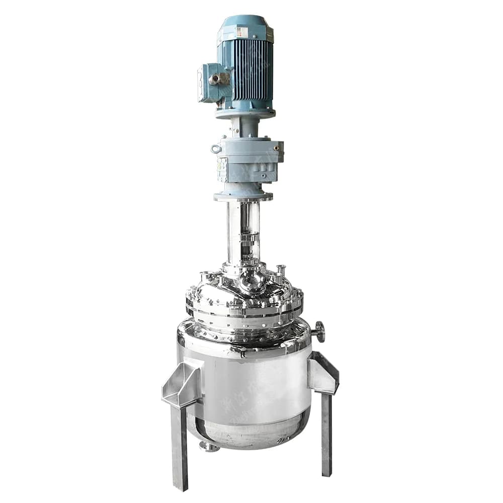 Customized Continuous Smooth Tank Reactor Electric Heating New Automatic Motor controlled by PLC Chemical Reaction Kettle