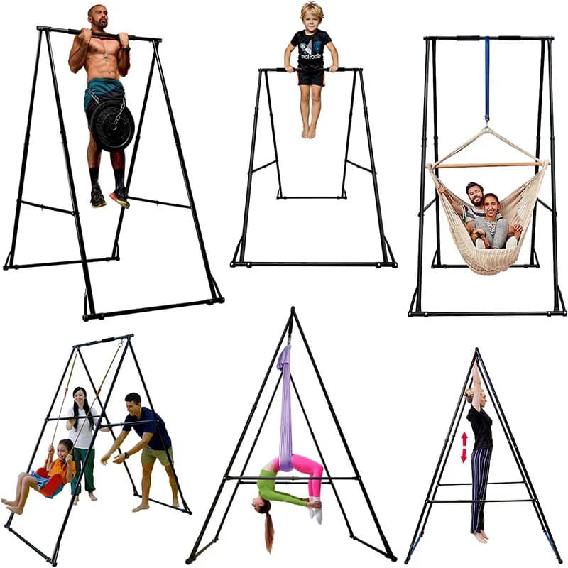 Horizontal traction bar, indoor and outdoor hanging bar, fitness equipment for stretching training for adults and children
