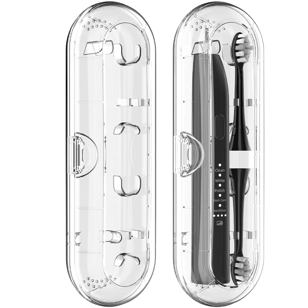Travel bag for Philips Sonicare, Oral B and most other electric brushes, clean portable protective box