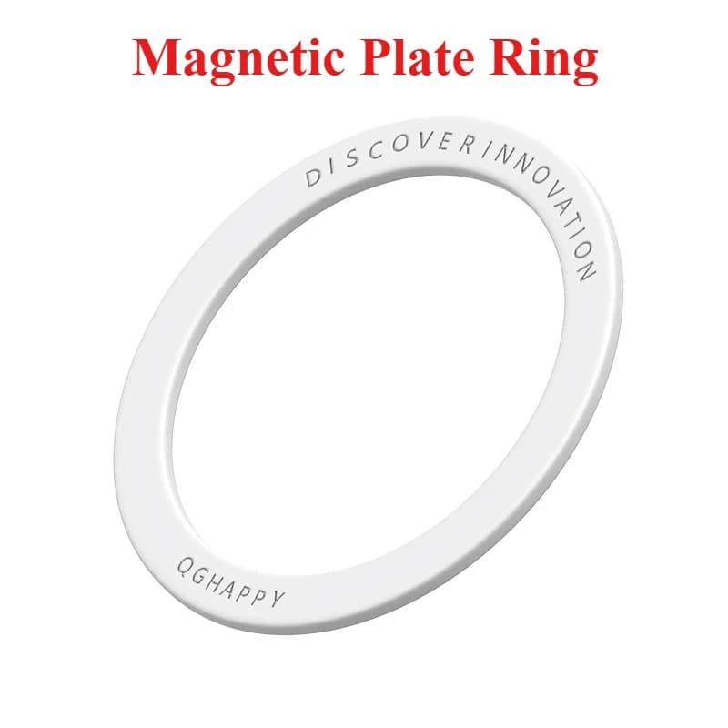Anello piastra magnetica MagSafe per caricabatterie wireless Adesivo in lamiera di ferro Magnete Supporto per telefono per auto per Apple IPhone 14 13 12 Xiaomi