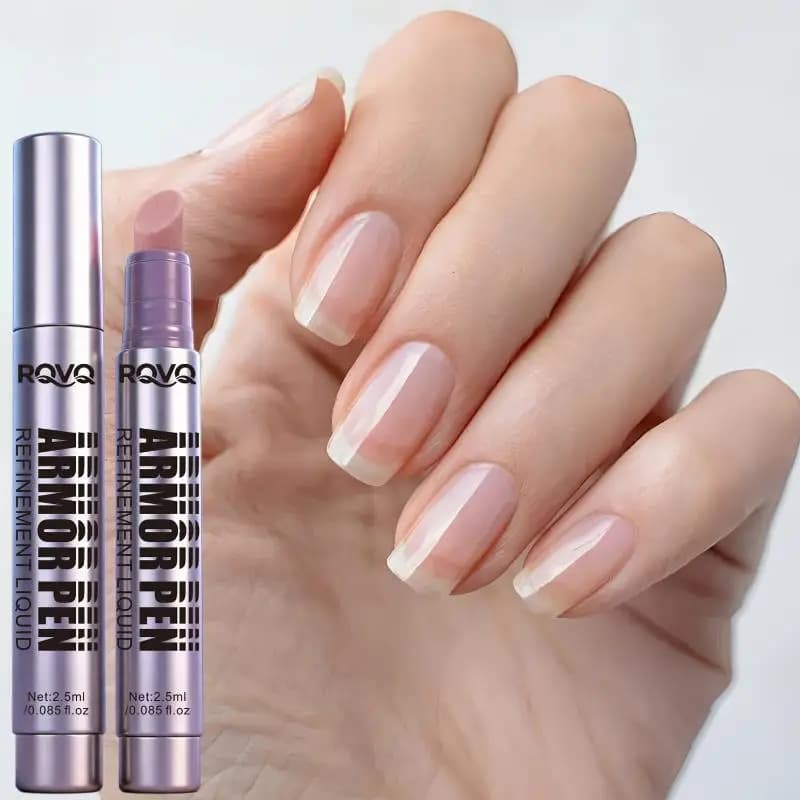 Nuova Penna Olio per Cuticole, Penna per Rimozione Pelle Morta, Spazzola per Cuticole, Spingicuticole, Penna per Nail Art, Strumenti per Manicure