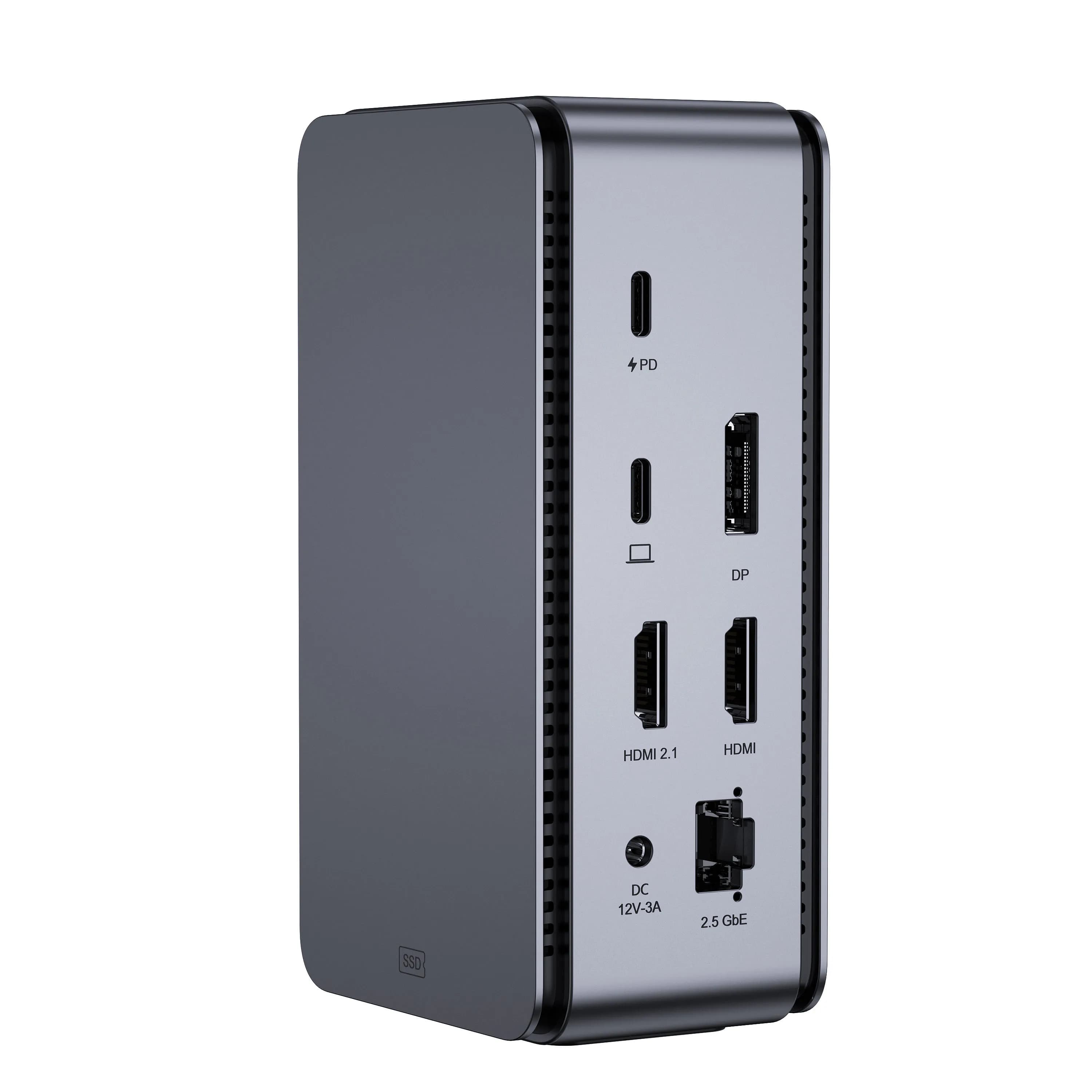 Docking station USB 4.0 13 in 1 con supporto per display Macos MSTLink 4