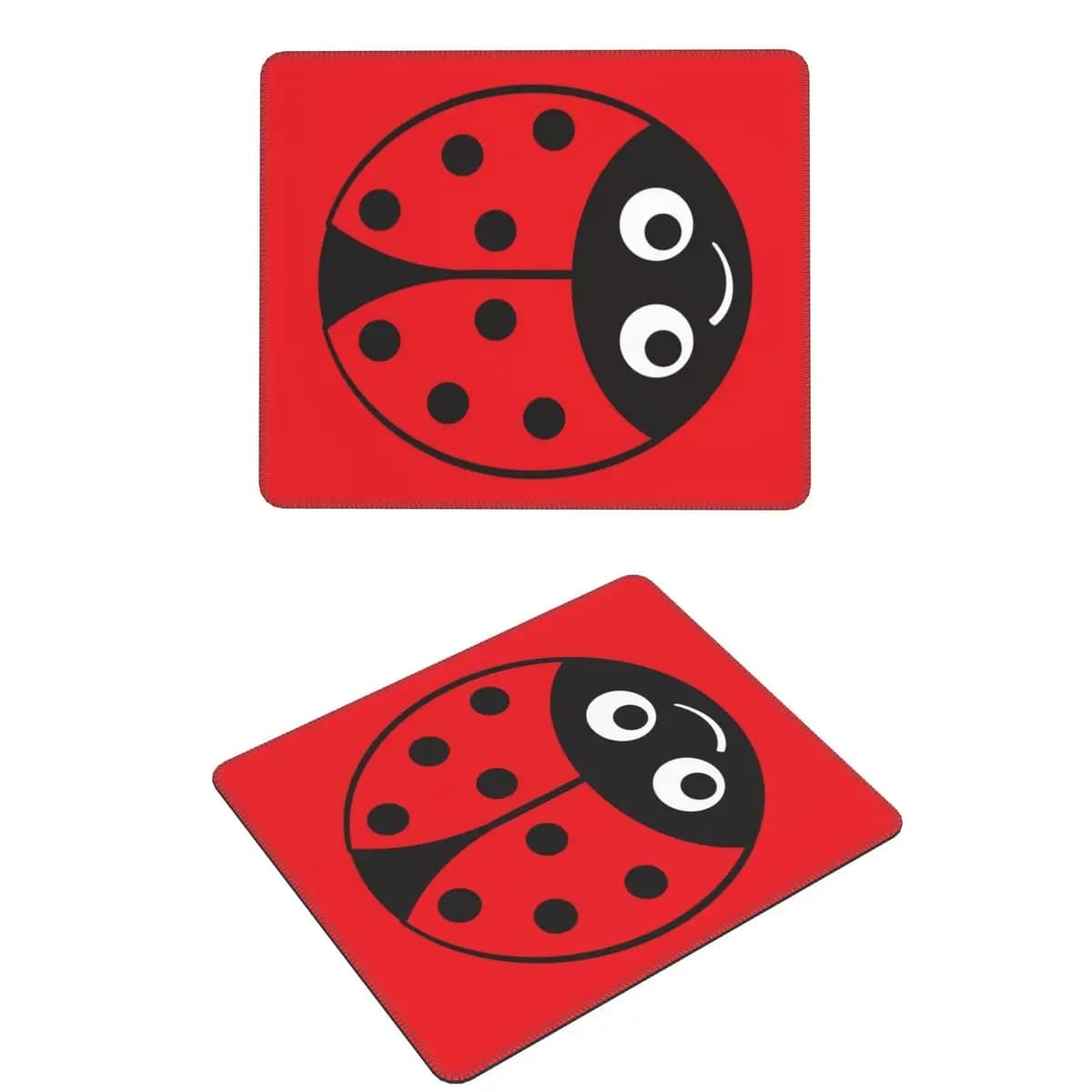 Tappetino per mouse Ladybug Girl Tappetino per tastiera per computer Tappetino per mouse Tappetino per scrivania per PC da gioco Tappetini per tavolo da ufficio