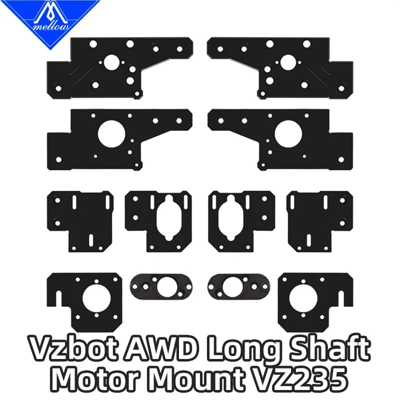 Mellow Supporto motore ad albero lungo CNC VZ235 Vzbot ad alta precisione per stampante 3D fai da te LDO-42STH48-2804AH(S40R) Motore/Motore Kraken