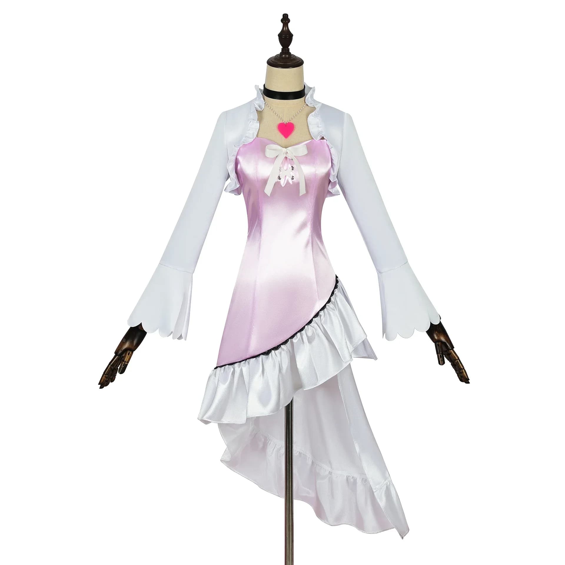 Tsukiyomi Utau Pink Stage Ufficiale Anime Cosplay Costume da donna Set completo Anime Shugo Chara! Vestito da gioco di ruolo anime 2D