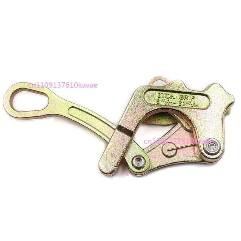 Pinza per Cavi in Acciaio 3T, Attrezzo per Tirare Fili e Cavi, Gamma Dimensionale 16-32mm/ 5/8"-1 7/25"