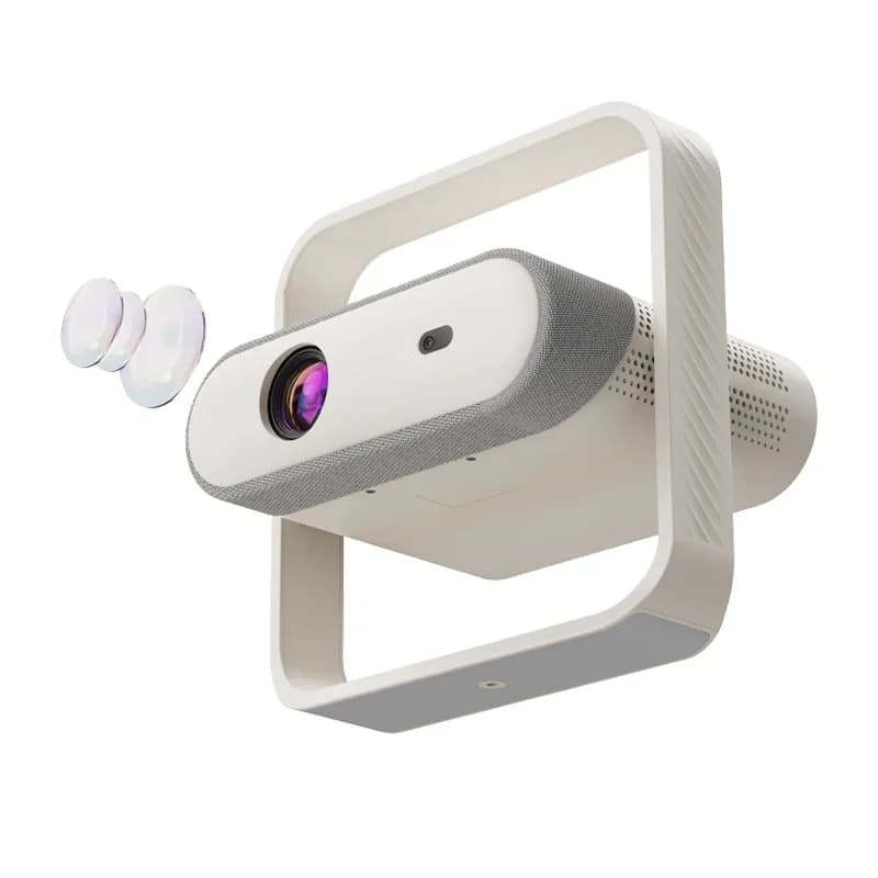 Nuovo Trend 2026: Proiettore Portatile Mini Wupro/ODM NSL03 Android 13, Supporto 4K, 400 ANSI Lumen, Home Theater LCD