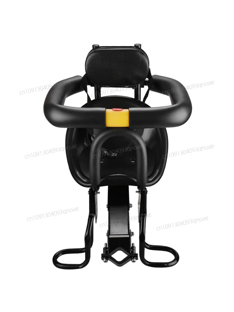 Seggiolino per bicicletta per bambini di sicurezza Seggiolino per bambini anteriore per bici Sella per bambini con pedali Supporto per schienale per bici da strada MTB