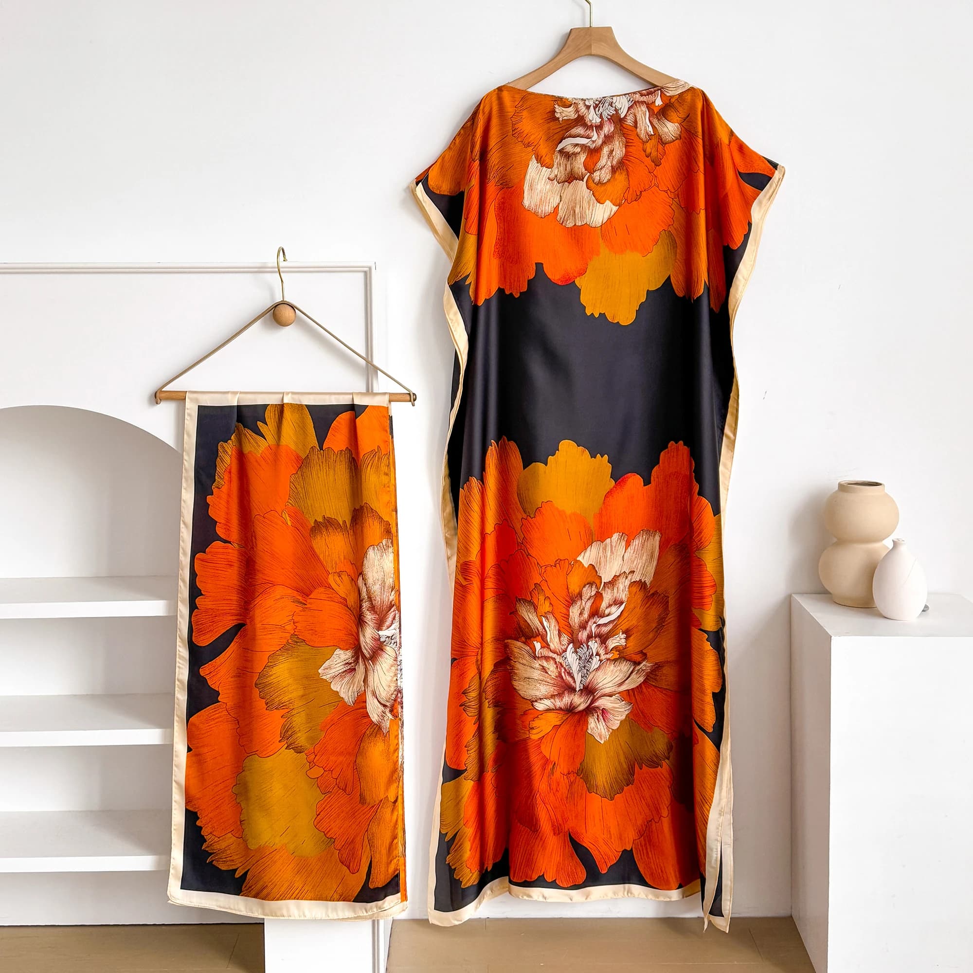 Women's Beach Active Poncho, Sexy and Fashionable, Chiffon Printed, Soft Copricostume, Comfortable Blusa with Solar Protection 2026
