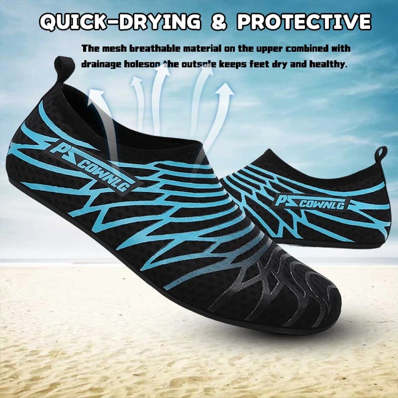 Scarpe Acquatiche Unisex per Spiaggia, Nuoto, Piscina, Fiume, Asciugatura Rapida, per Nautica, Pesca, Immersioni, Surf
