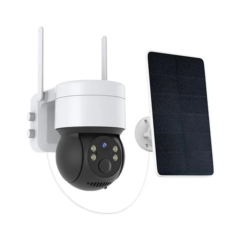 Wifi Smart Outdoor 360 PTZ PIR 1080P CCTV Powered Solar Panel Camera IP Wireless Security Network Camera
