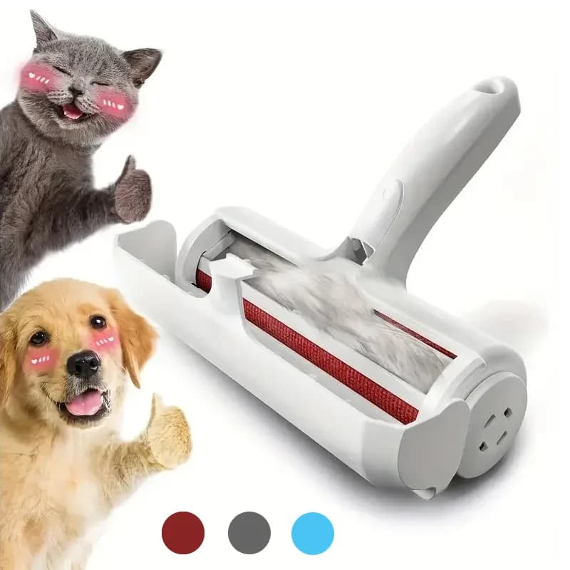 Guanti e rulli riutilizzabili per la depilazione di animali domestici 1PC per set di rulli per lanugine autopulenti per gatti e cani per mobili, divano, moquette