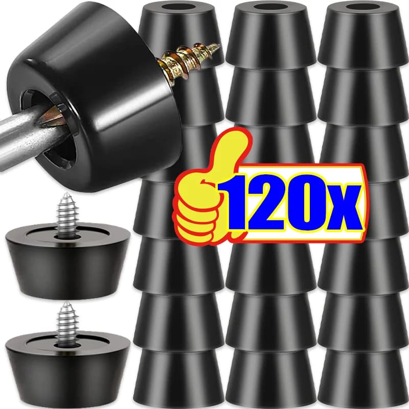 120-8 pcs rubber feet for cutting round non-slip bumper feet for electronic home rubber pads hardware floor guards