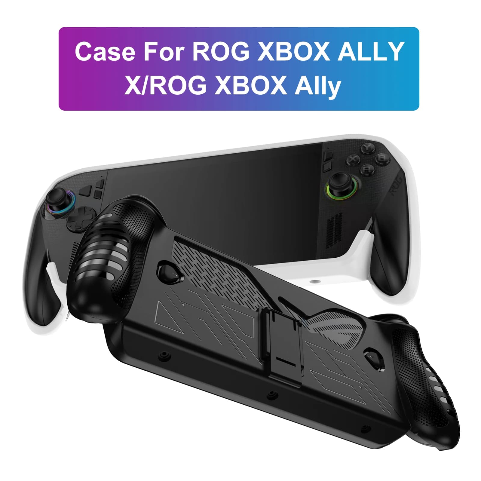 Custodia protettiva in TPU Custodia con cavalletto Custodia protettiva per console di gioco per ROG XBOX Ally/ROG XBOX Ally X Accessori