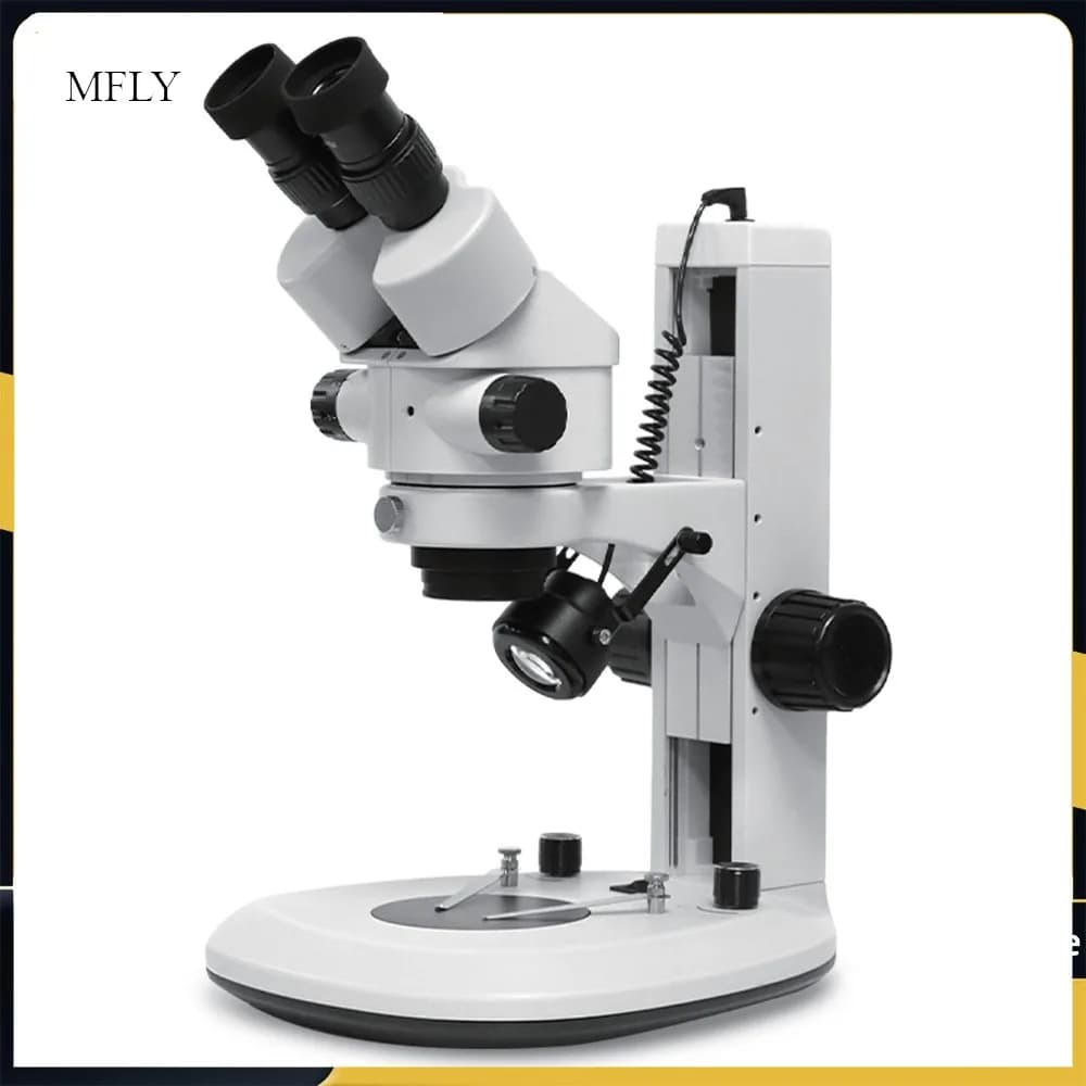MS04A Microscopio stereoscopico di precisione per incisione di gioielli 7 * 45X, microscopio binoculare, strumenti per gioielli