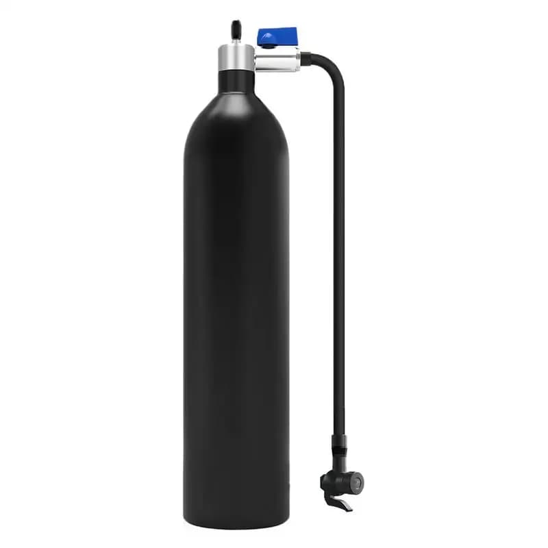 Gonfiatore per pneumatici Bottiglia di rimbalzo per pneumatici 200PSI Pompa di gonfiaggio per vuoto per pneumatici portatile per donne Biciclette da strada di montagna