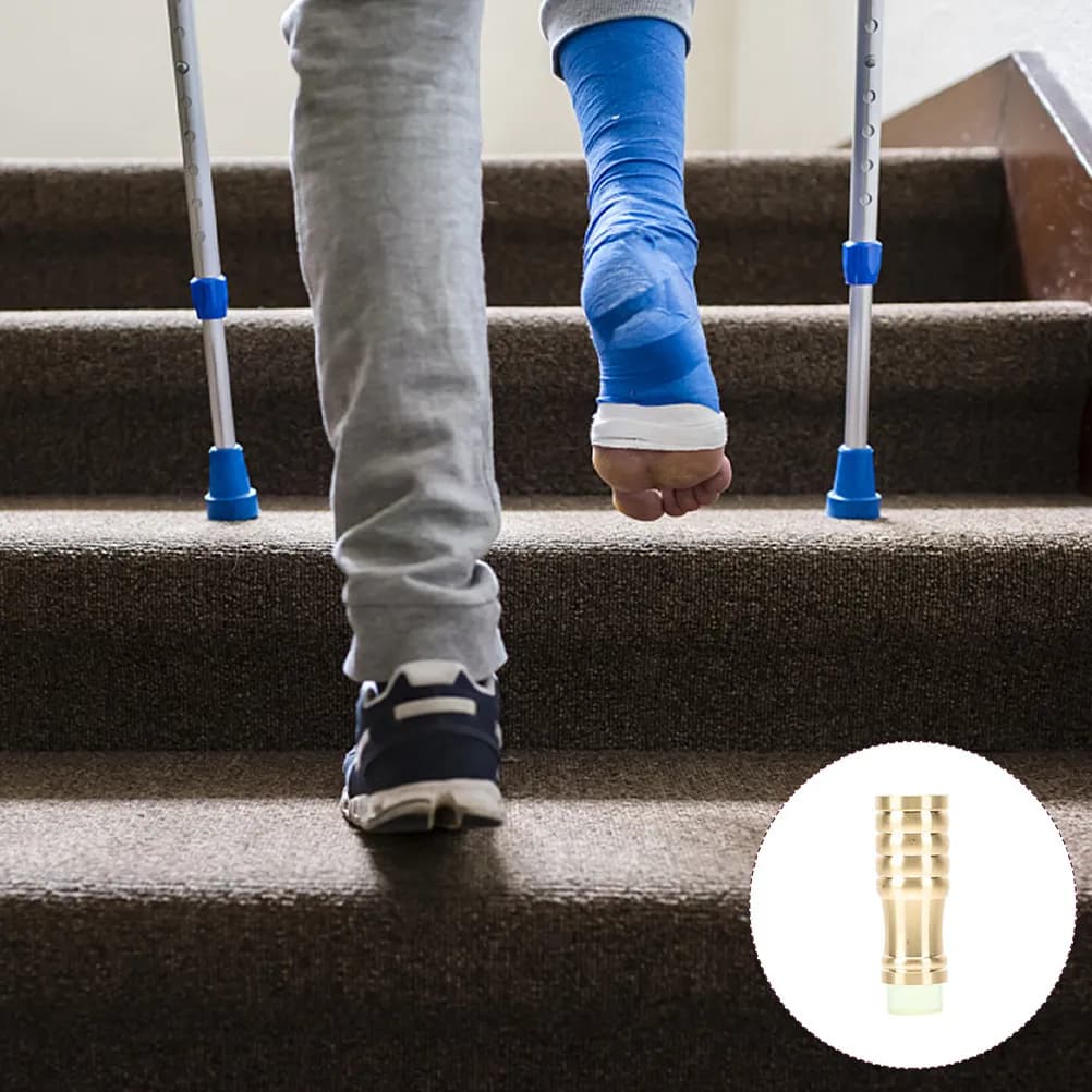 Puntali Professionali per Bastone da Passeggio 13mm, Coperture in Gomma Antiscivolo per Bastoni da Trekking, Protezioni Leggere e Portatili