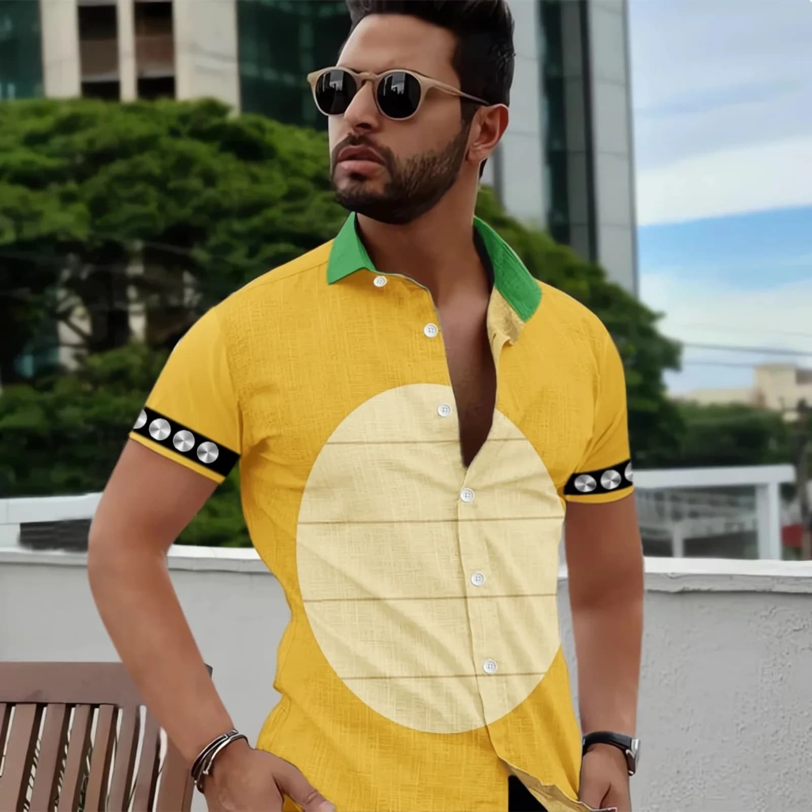 CLOOCL Camicie casual da uomo Cartoon Bowser Stampa 3D Camicia Hawaii a maniche corte Uomo Donna per costumi cosplay estivi per le vacanze al mare