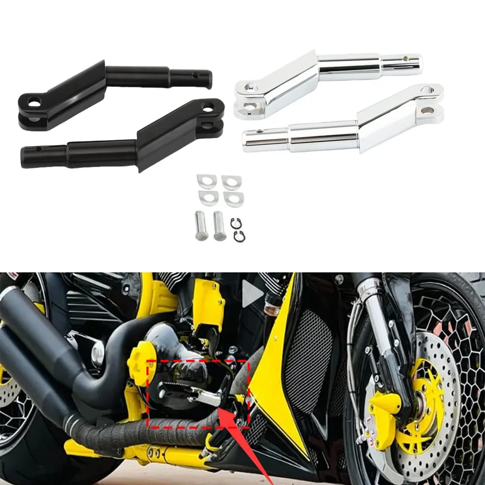 Per Harley V-Rod Muscle 2002-2017 Night Rod VRSC Special 2007-2017 Moto CNC Poggiapiedi Peg Mount Staffa Poggiapiedi