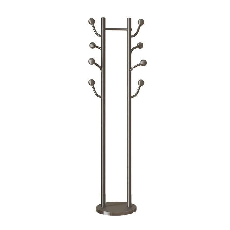 Clothes rack Metal coat rack Bedroom from floor to ceiling Stainless steel clothes rack Premium gray living room