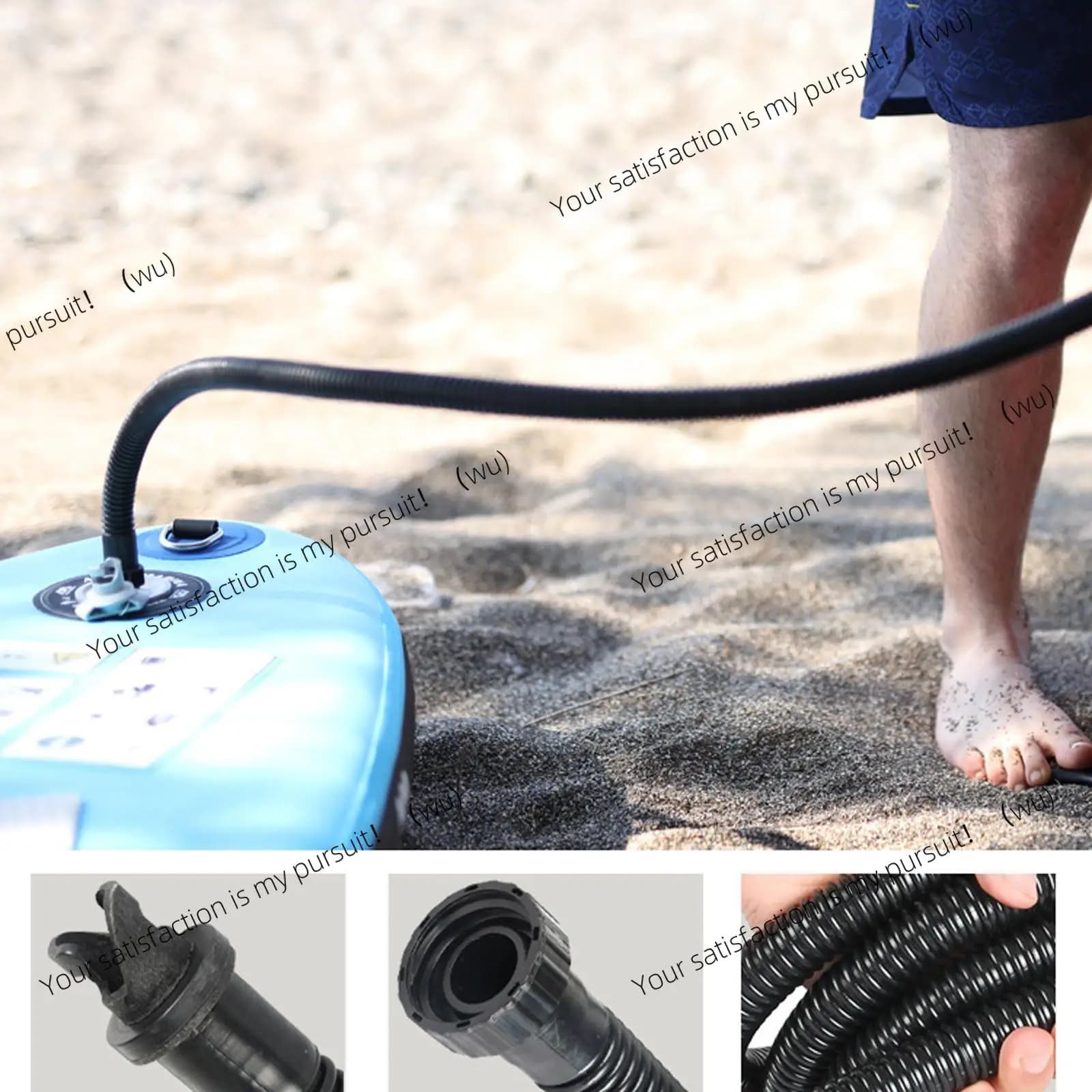 Tubo di prolunga per pompa d'aria Tubo di riparazione per attrezzatura per pompa per paddle di ricambio, adatto per tavola da surf SUP Kayak Paddle