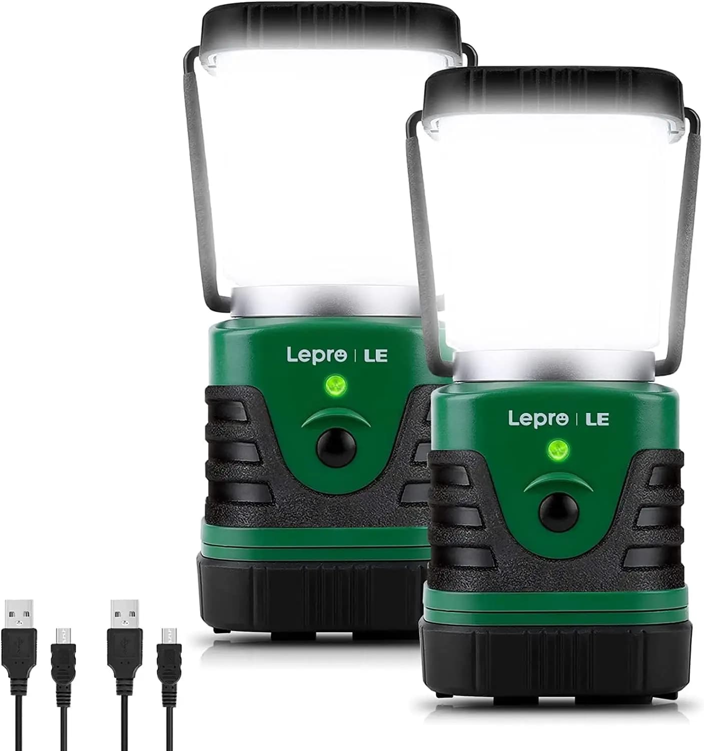 1000LM Rechargeable LED Camping Lantern with Power Bank, 4 Modes, IP44 Waterproof for Emergency and Outside