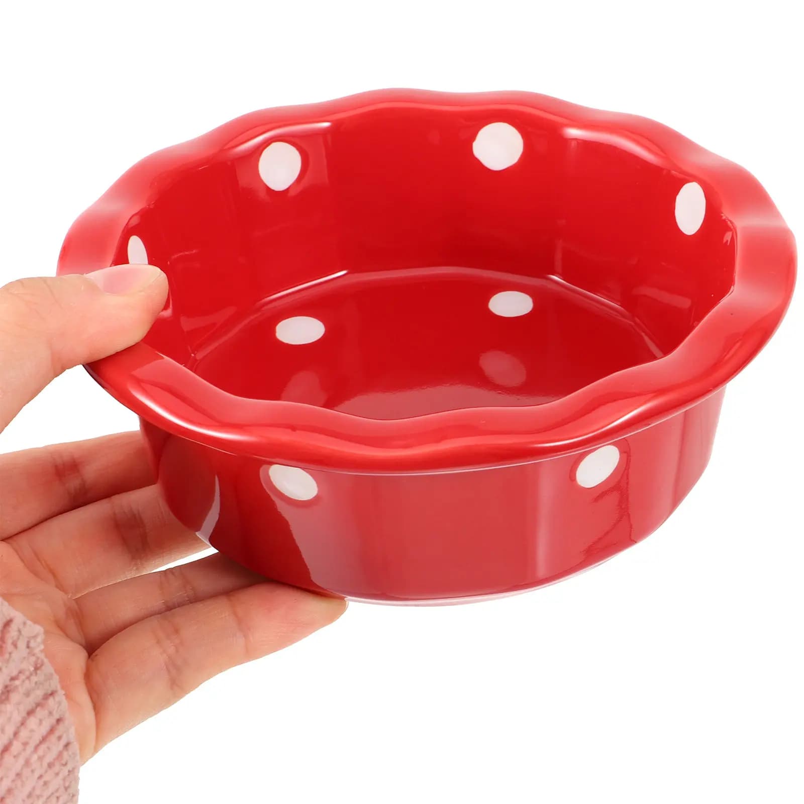 Ciotola Premium in Ceramica per Gatti, Antiscivolo con Base Pesante, per Cani e Gatti, Superficie Liscia Facile da Pulire, per Acqua e Cibo
