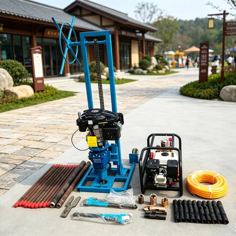 Customized Detachable Vertical‑mast Backpack Drilling Rig for Field & Mine Exploration, Shallow Core‑sampling